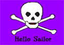 Buccaneer Brucie's Flag - the Hello Sailor