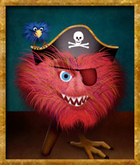 Capn Redbeard the Meep Pirate